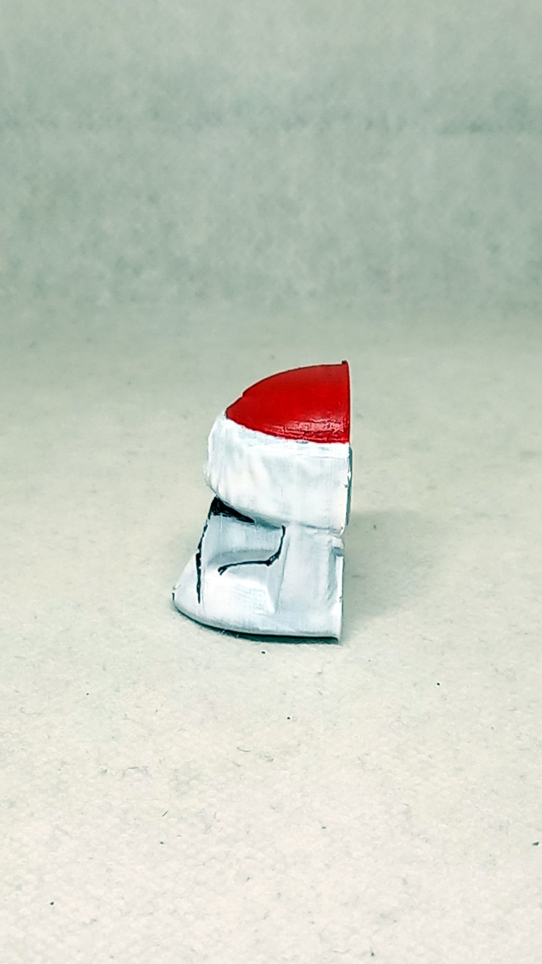 santa Clone Trooper fridge magnet print in place No Supports 3D print model_7