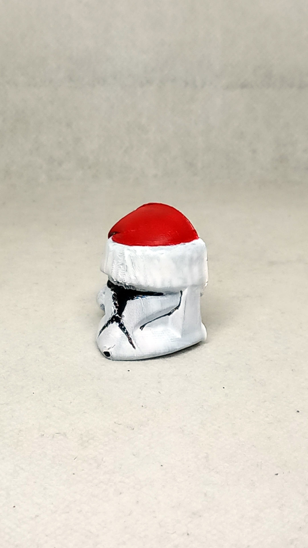 santa Clone Trooper fridge magnet print in place No Supports 3D print model_6