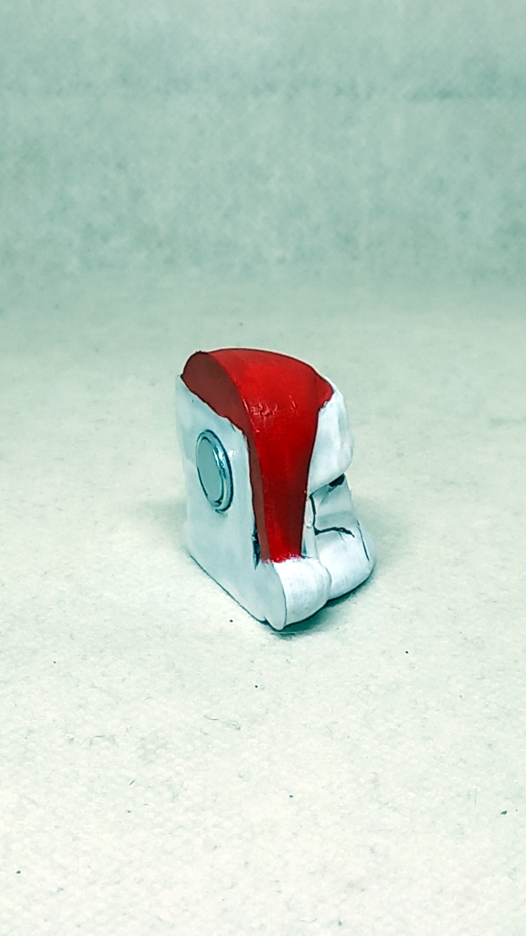 santa Clone Trooper fridge magnet print in place No Supports 3D print model_10