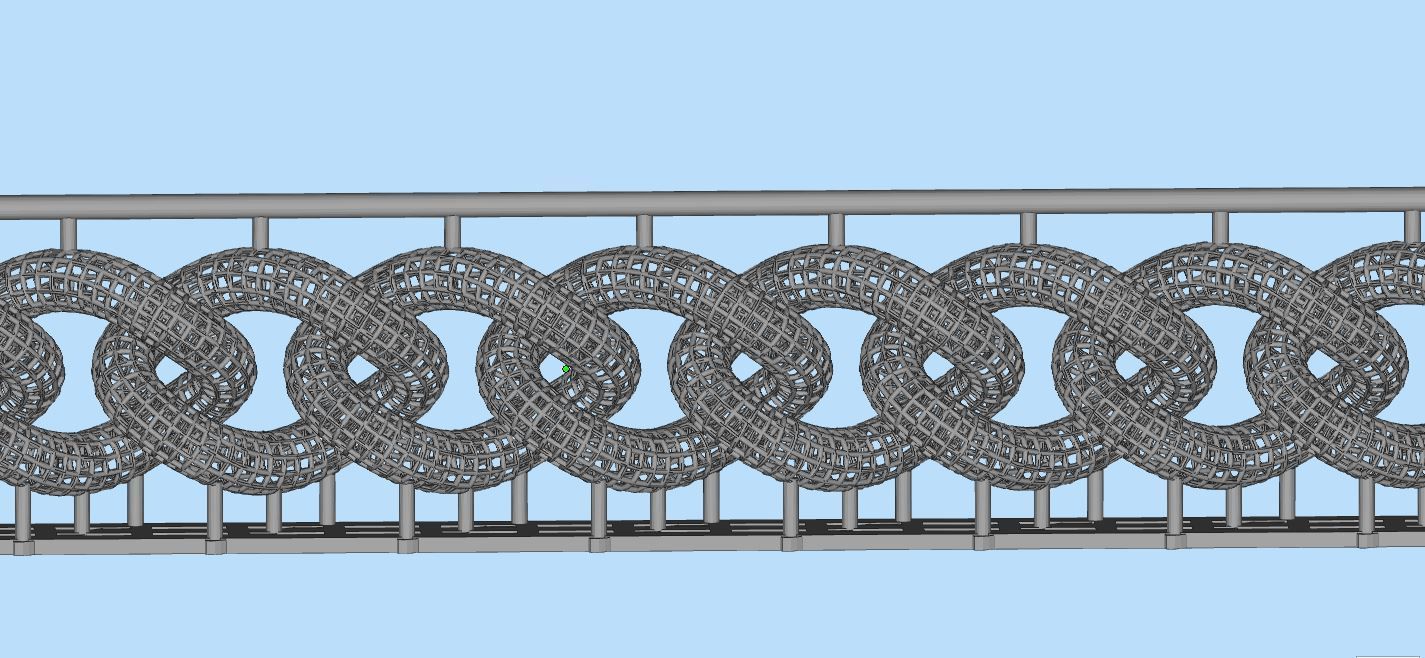 3d chain cuban model for 3dprint 13 size Stl file 3D print model_14