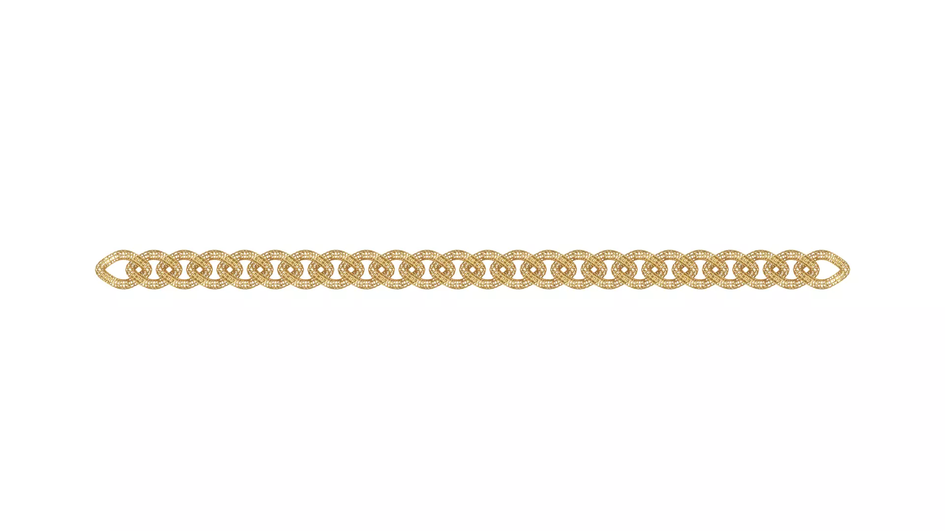 3d chain cuban model for 3dprint 13 size Stl file 3D print model_0