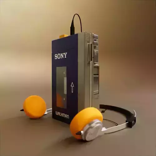 Sony Walkman TPS-L2 3D model | CGTrader