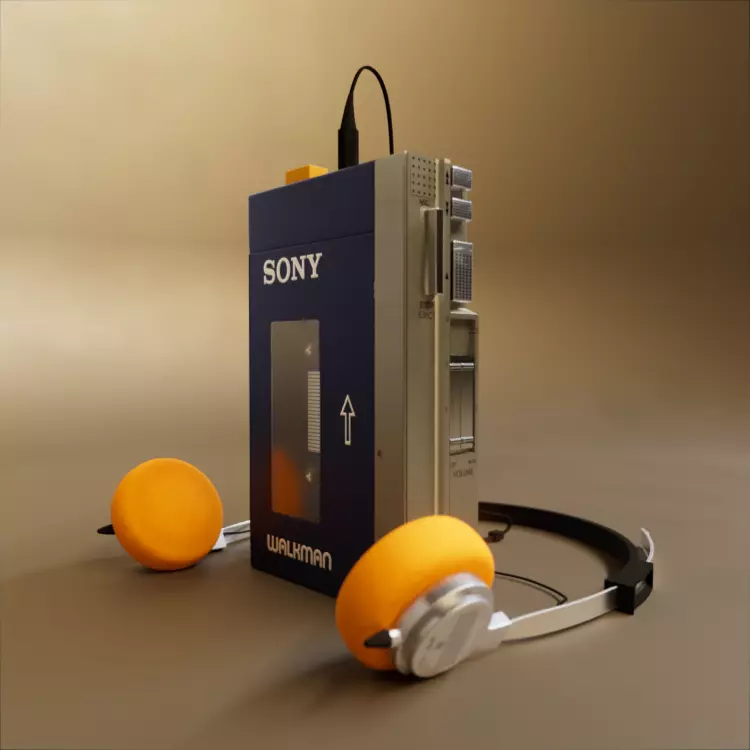 Sony Walkman TPS-L2 3D model