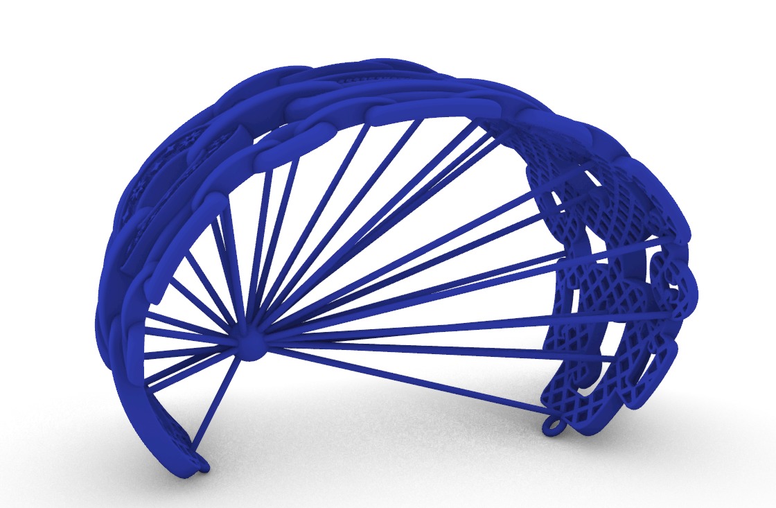 Graziella Bracelet 3D print model_11