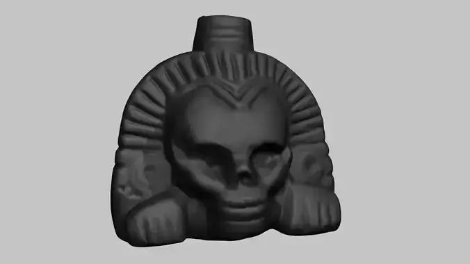 Original Aztec Death Whistle 3D print model