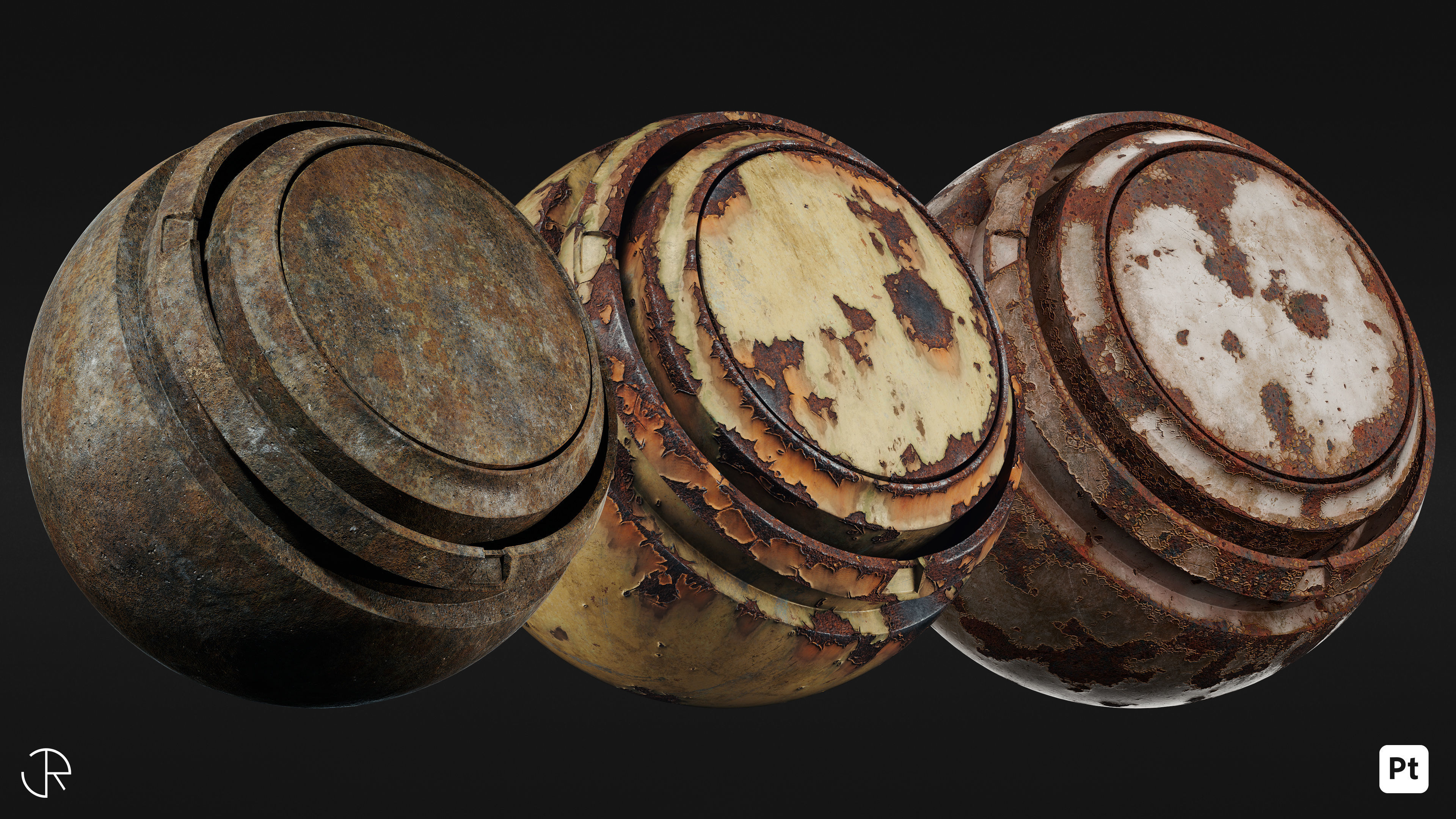 Signature Metal Smart Materials Substance 3d painter Texture_7