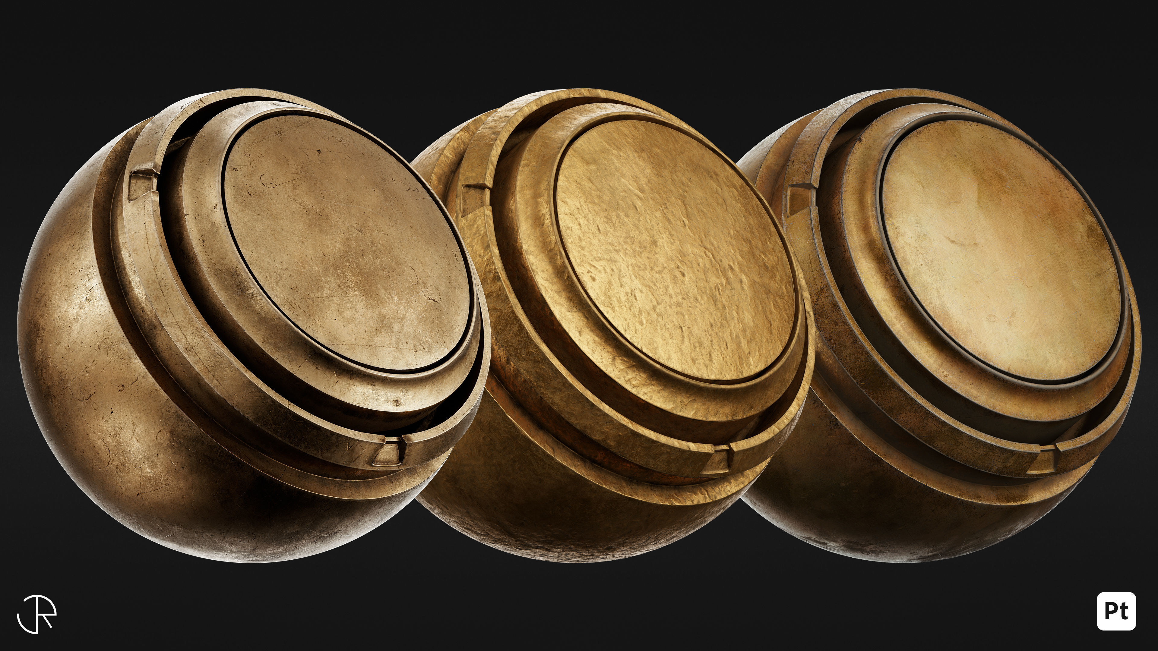 Signature Metal Smart Materials Substance 3d painter Texture_5