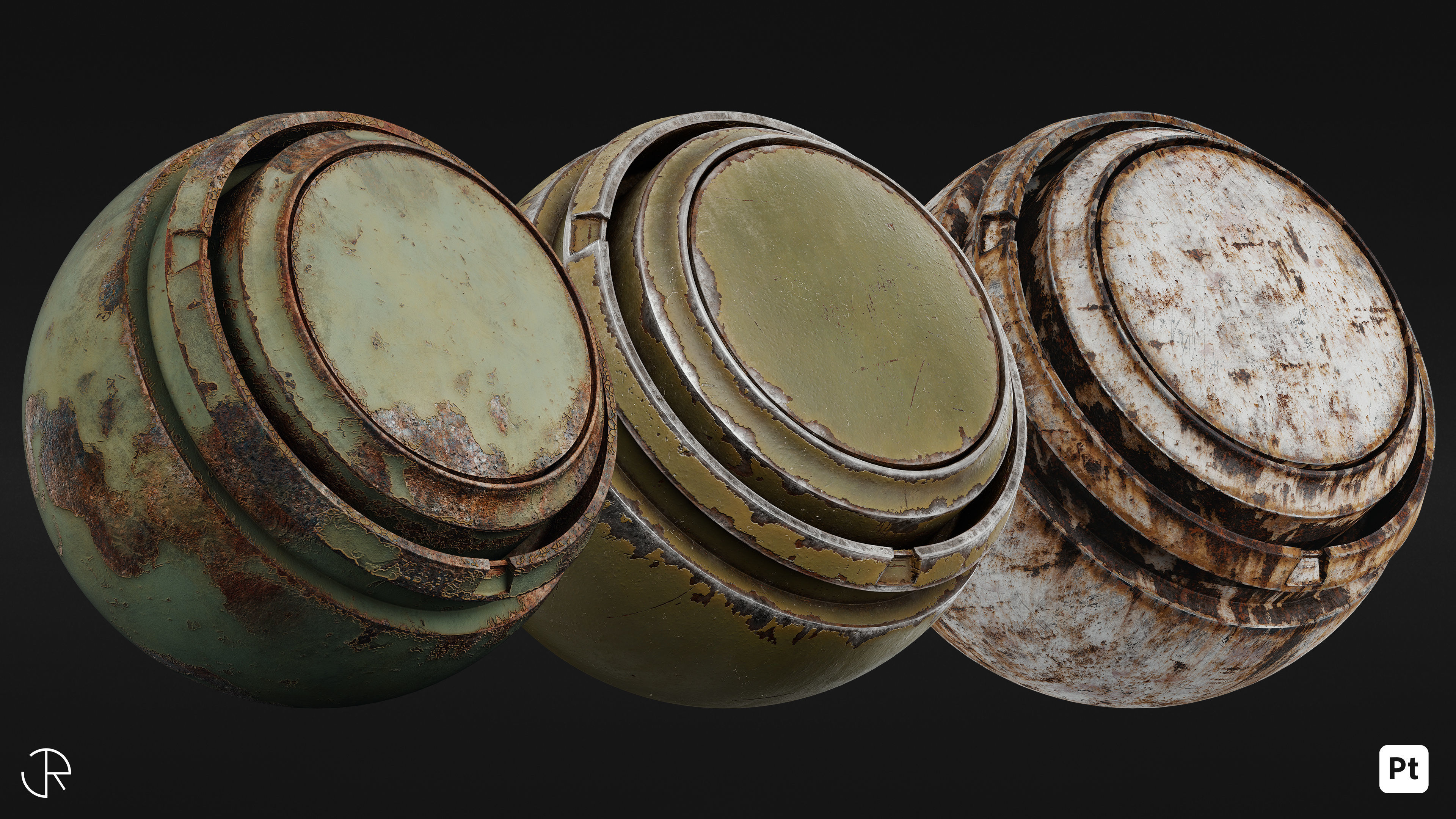 Signature Metal Smart Materials Substance 3d painter Texture_6