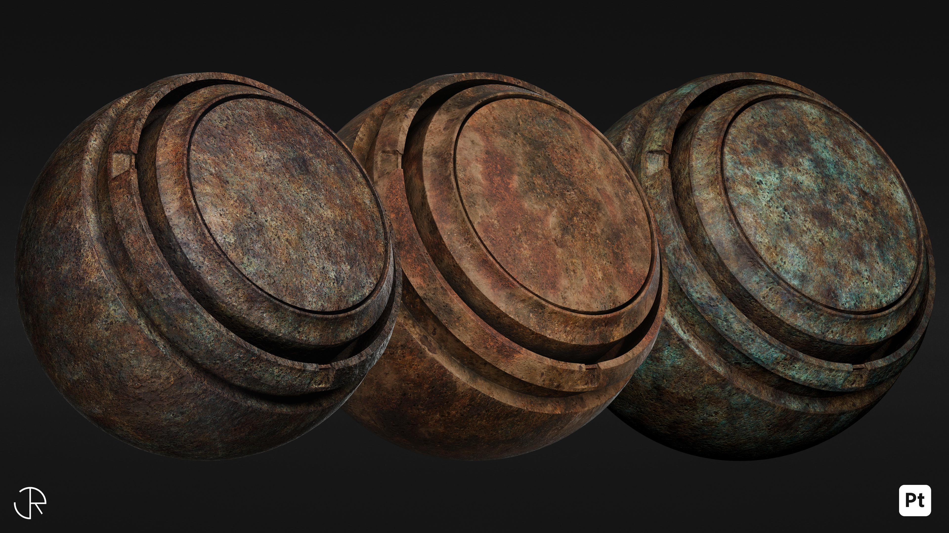 Signature Metal Smart Materials Substance 3d painter Texture_3