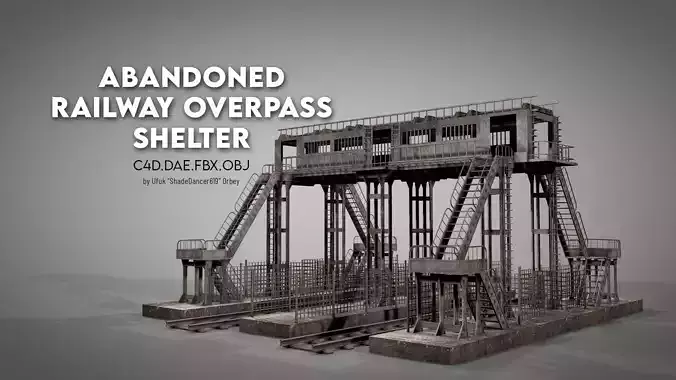 Abandoned Railway Overpass Shelter