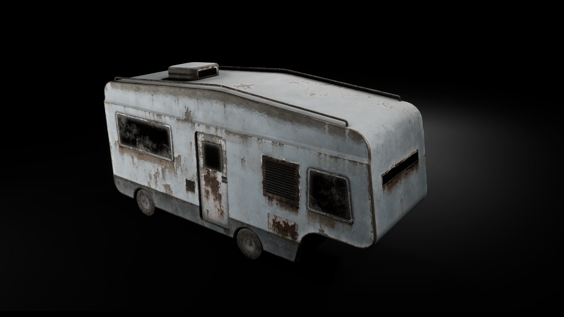 Post Apocalyptic Cars Unreal Engine  3D model_3