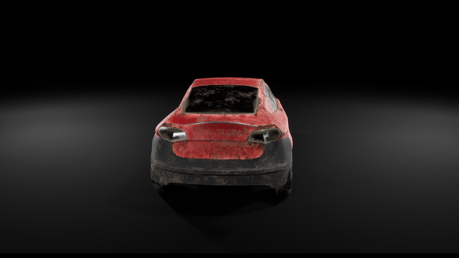 Post Apocalyptic Cars Unreal Engine  3D model_14