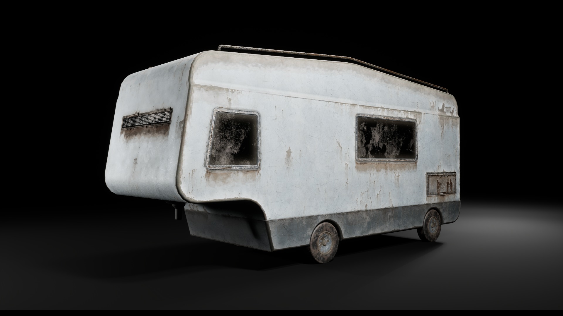 Post Apocalyptic Cars Unreal Engine  3D model_4