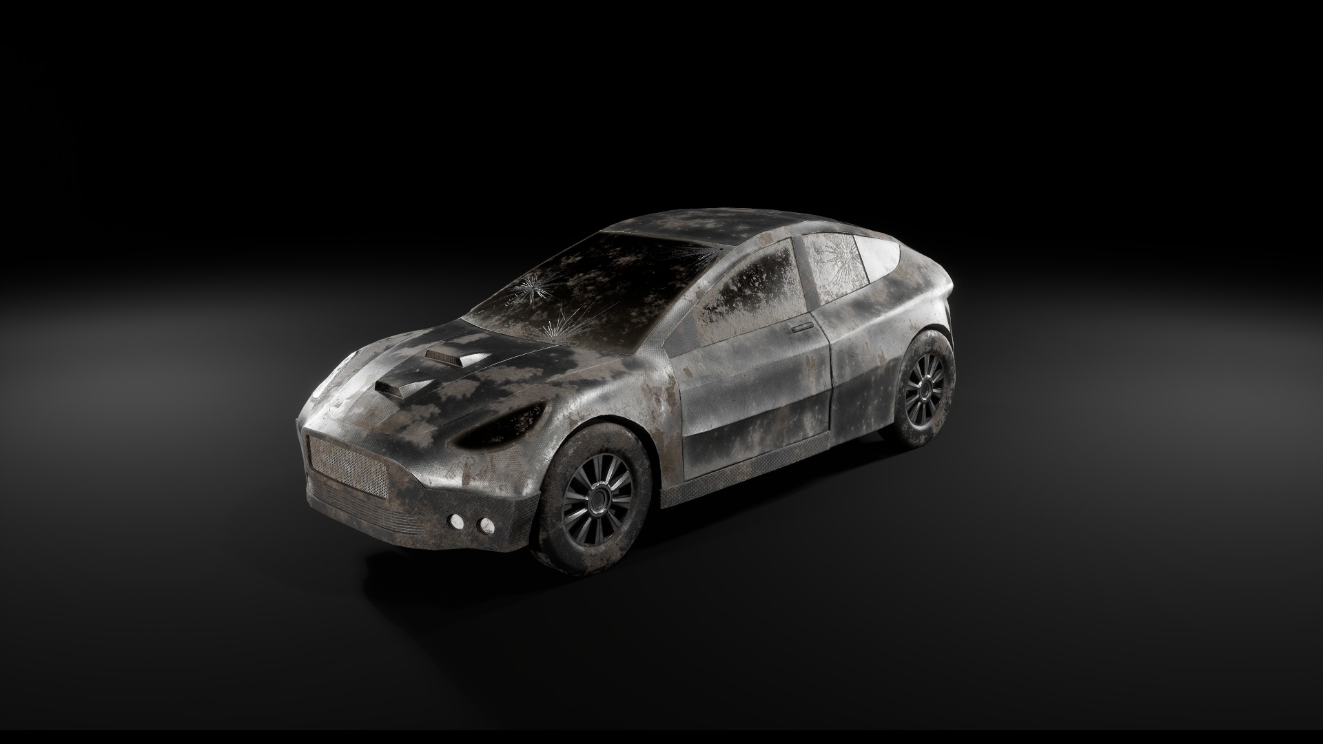 Post Apocalyptic Cars Unreal Engine  3D model_20