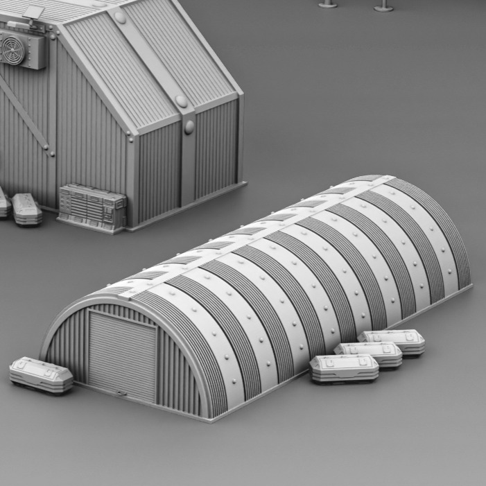 Lunar Station 3D print model_11