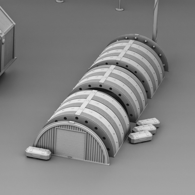 Lunar Station 3D print model_14