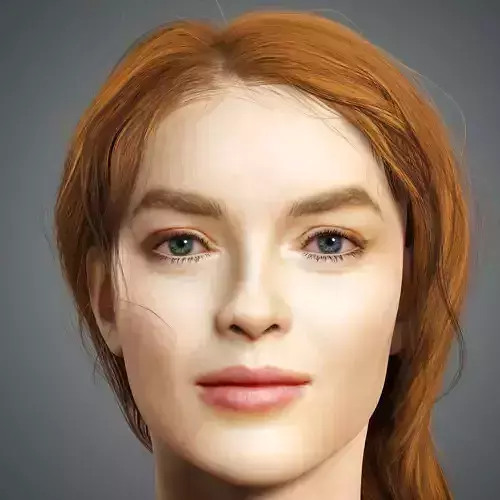 Sadie Sink Character Low-poly 3D model