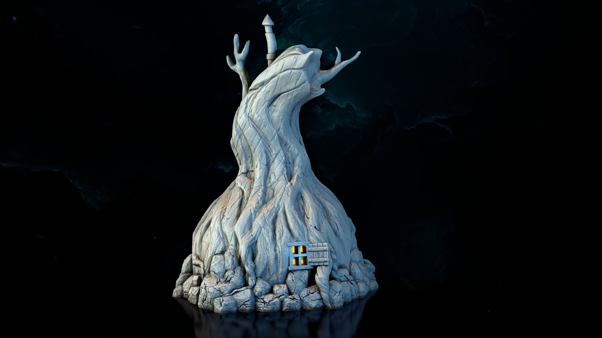 The house in the tree 3D print model_2