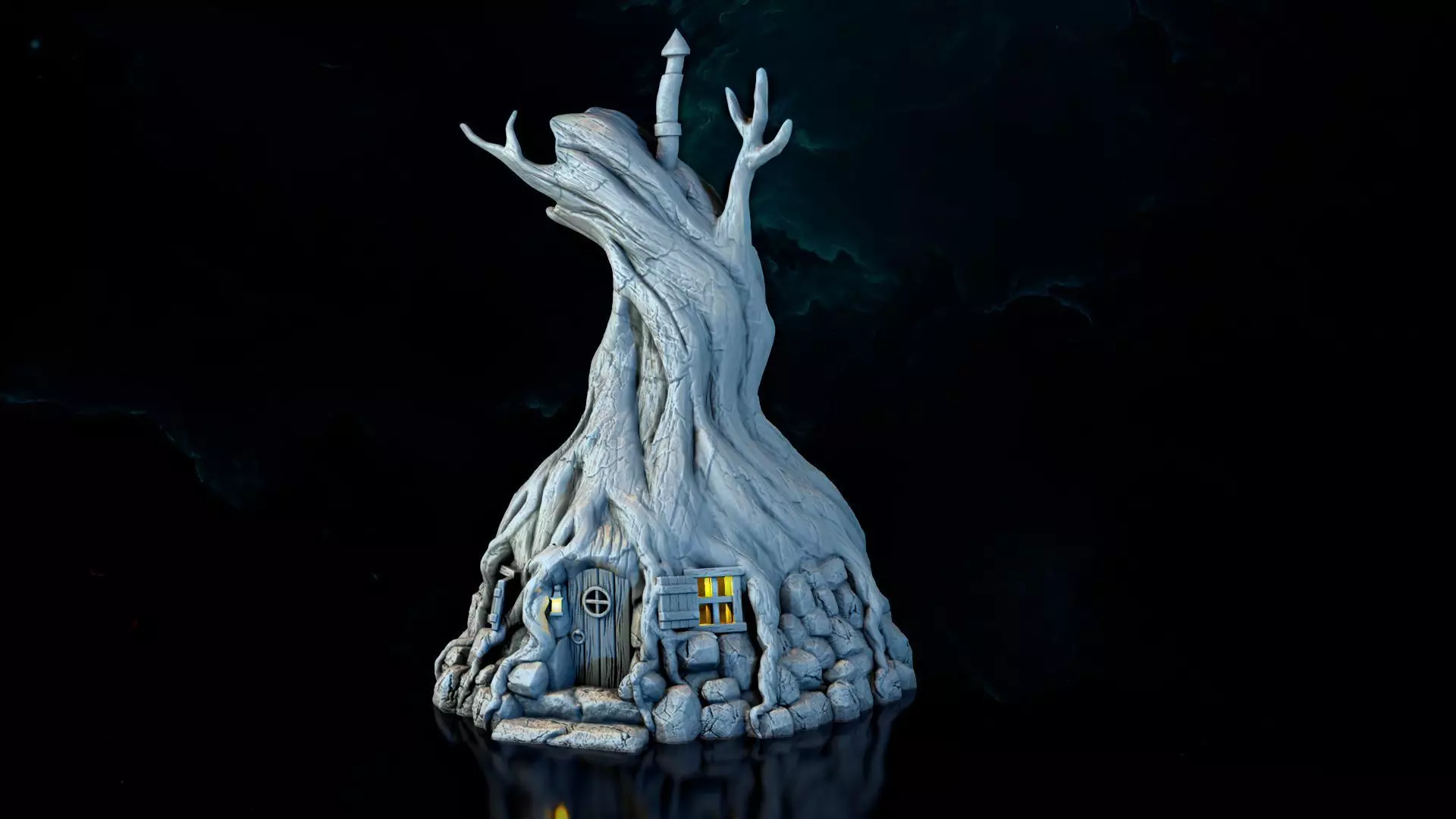 The house in the tree 3D print model_0