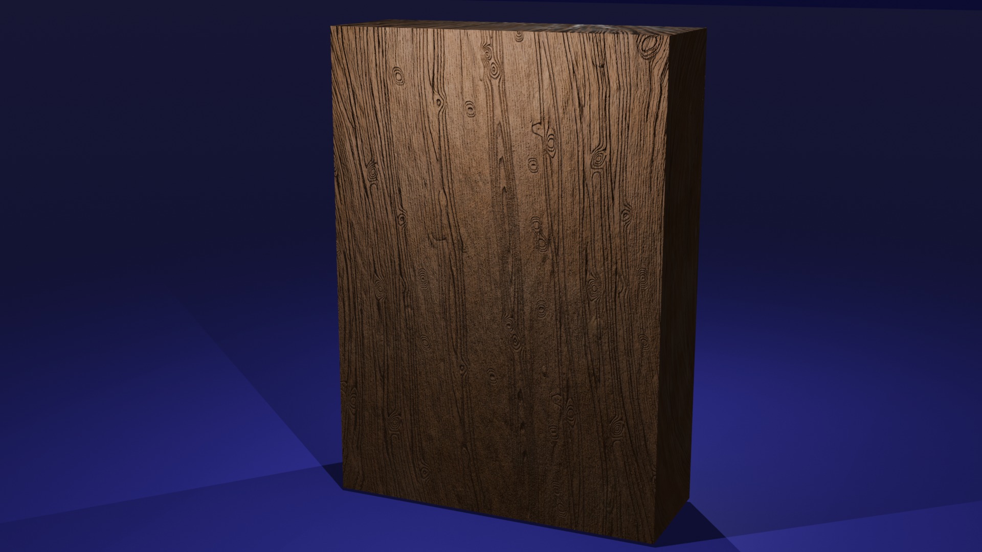 Cupboard Low-poly 3D model_2