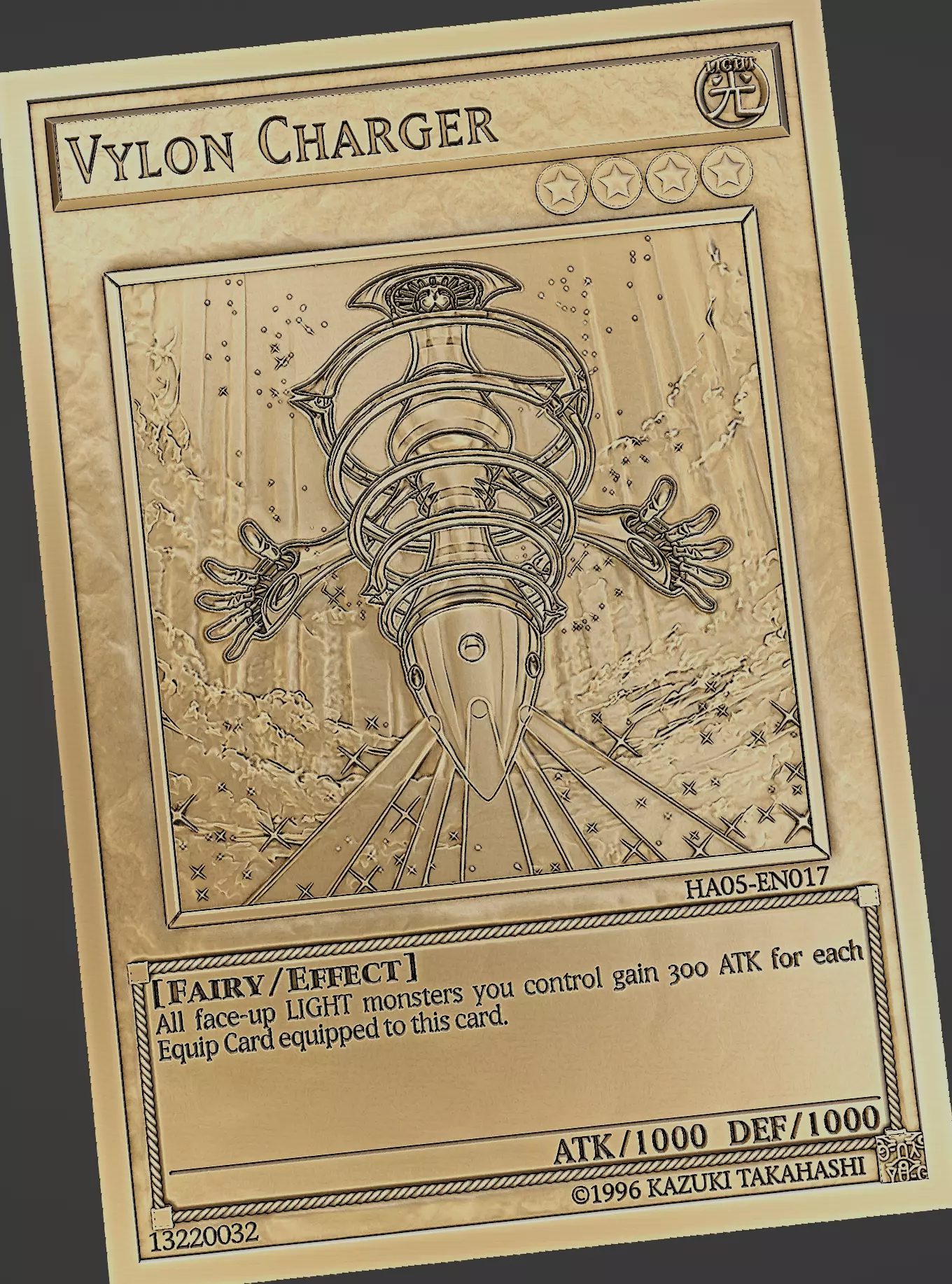 Vylon Charger - yu-gi-oh Free 3D print model