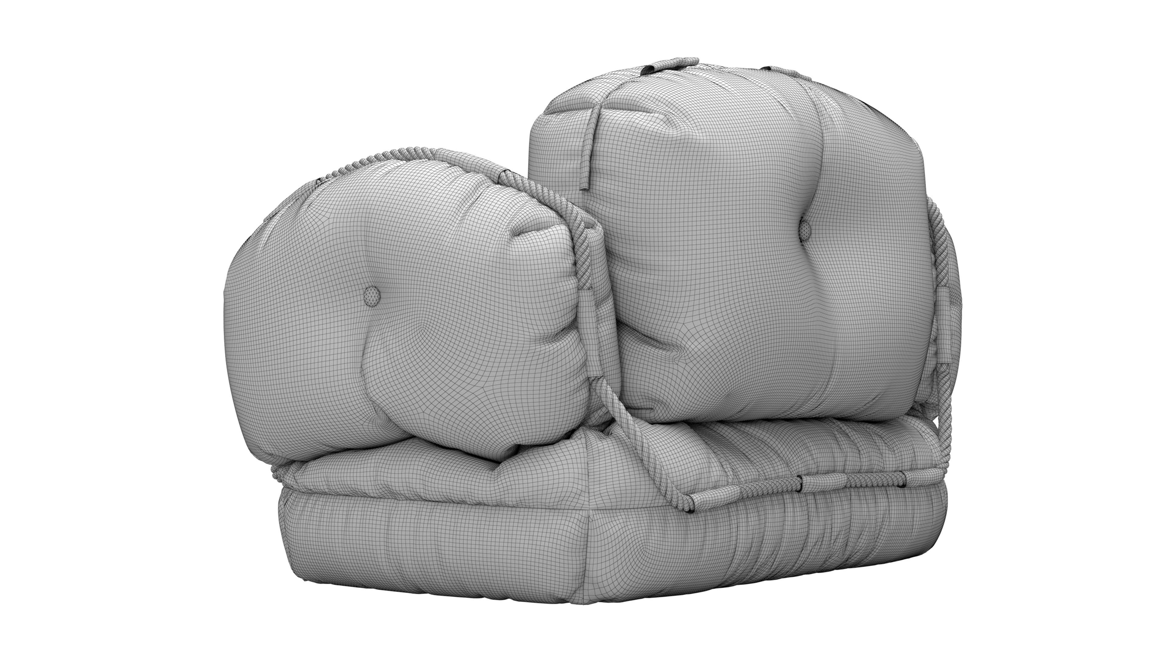 ABCD chair Low-poly 3D model_10