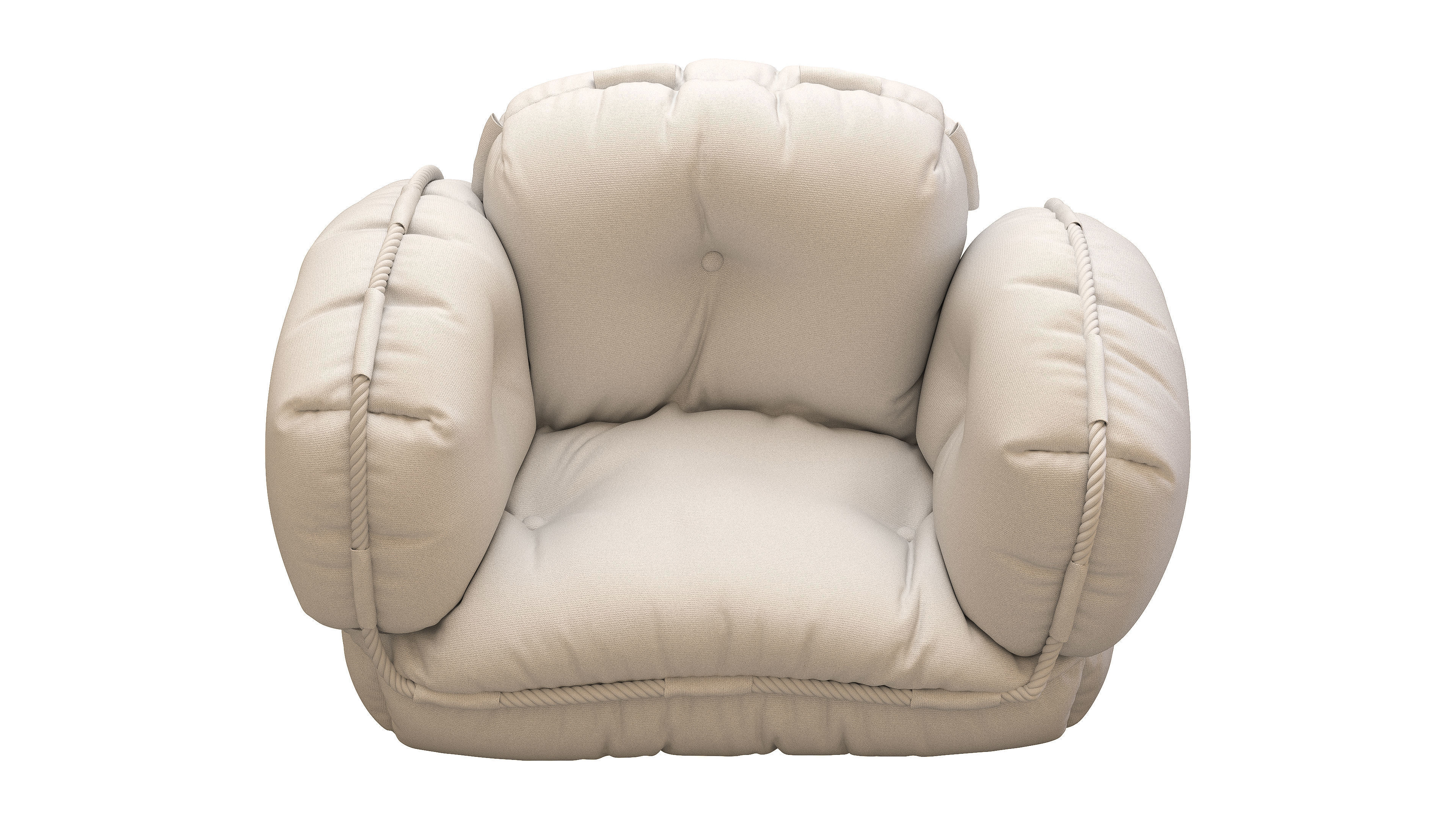 ABCD chair Low-poly 3D model_1