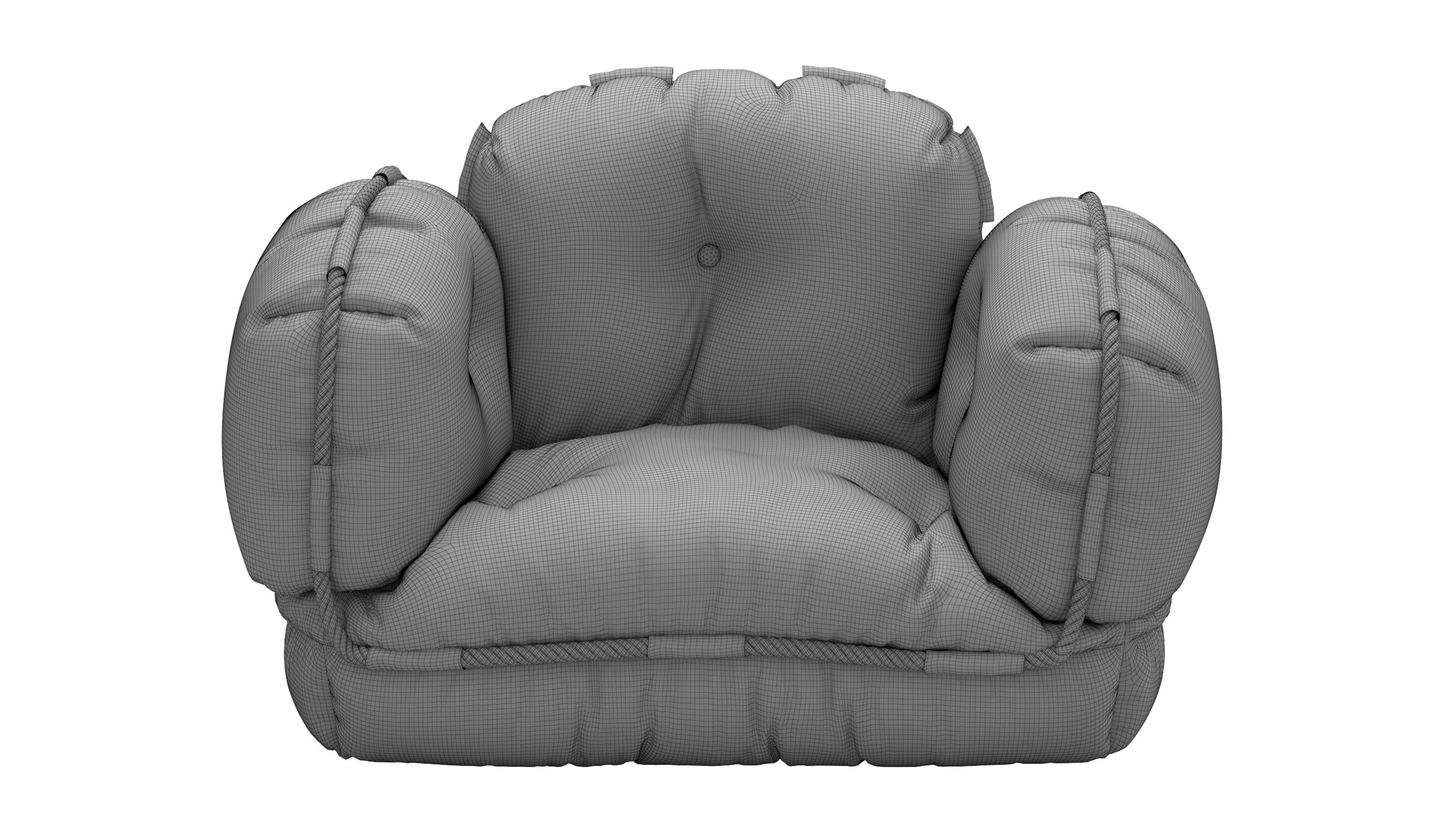 ABCD chair Low-poly 3D model_12