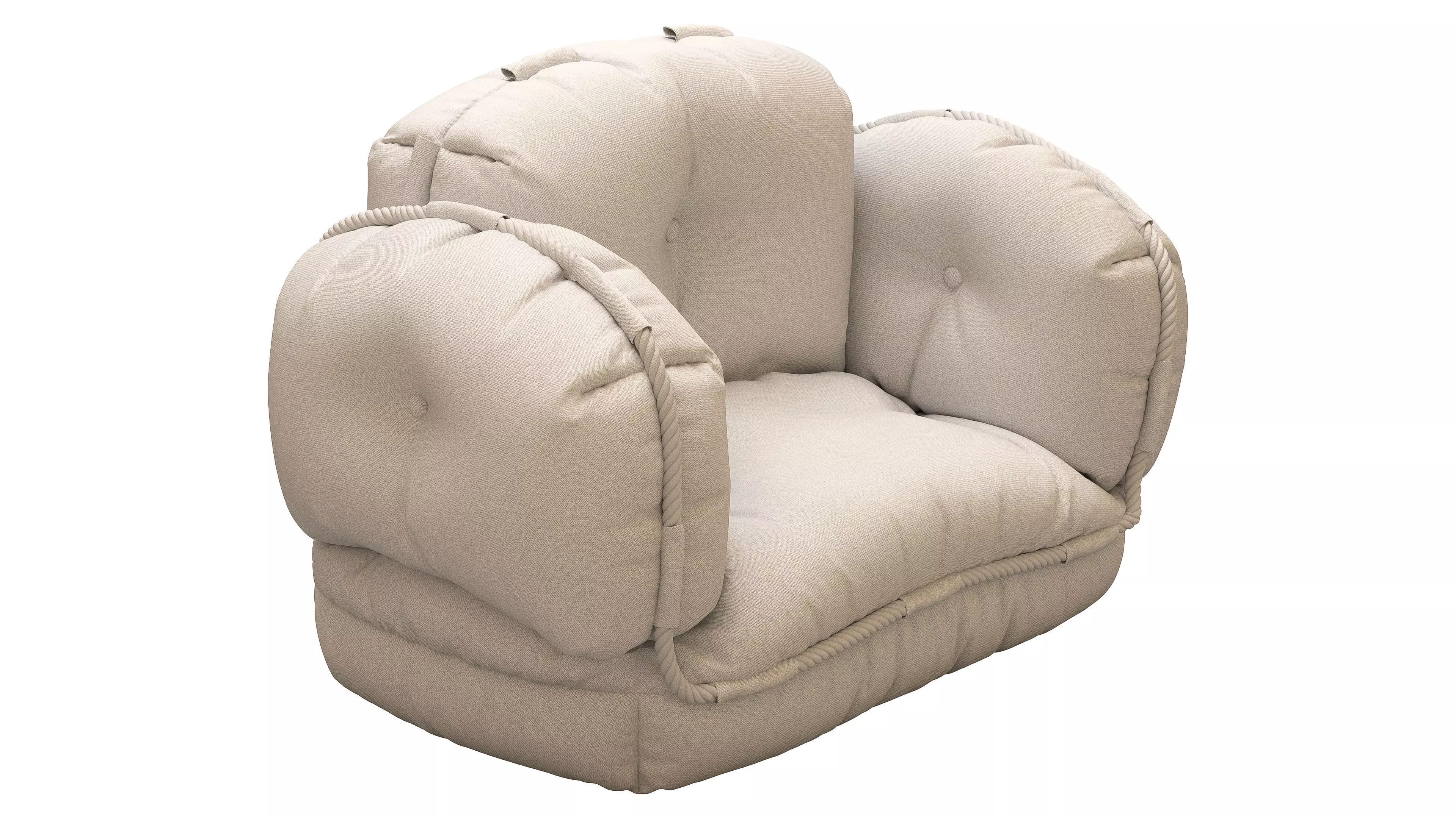 ABCD chair Low-poly 3D model_0