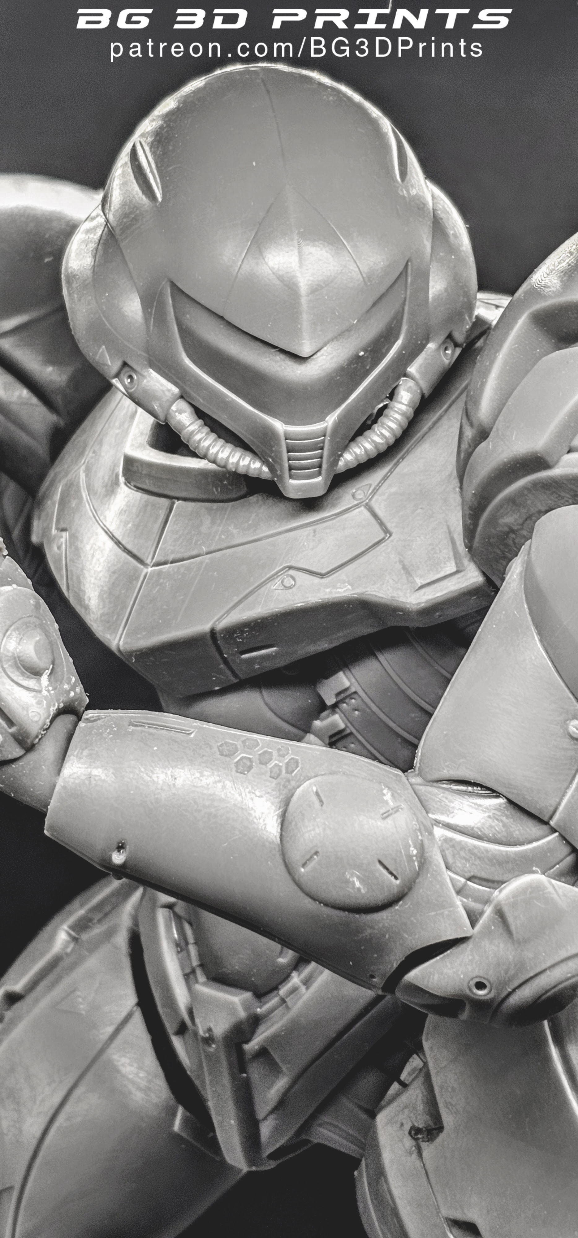 Samus Aran from Super Metroid STL 3D Print Fanart 3D print model_1