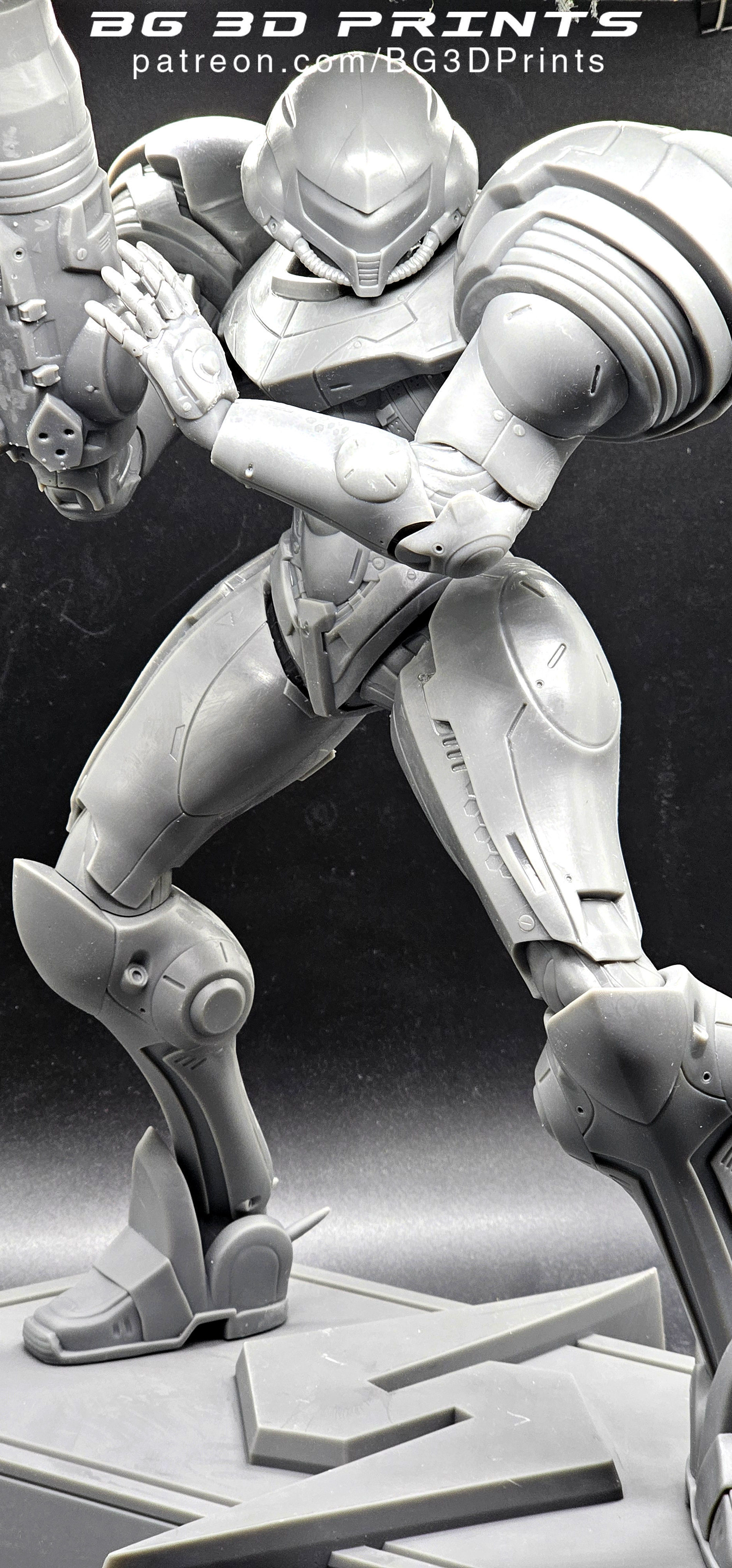 Samus Aran from Super Metroid STL 3D Print Fanart 3D print model_3