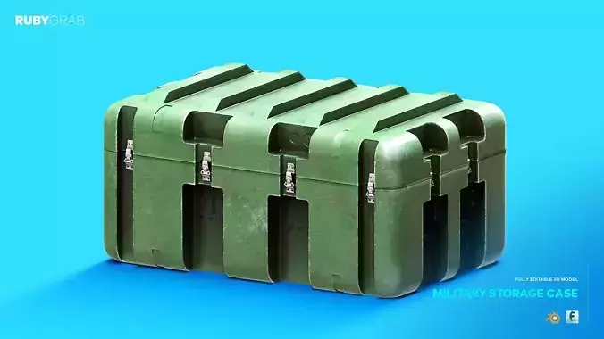 Military Storage Case 3D model