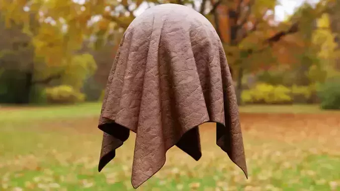 Realistic Cracked Brown Leather Procedural Shader