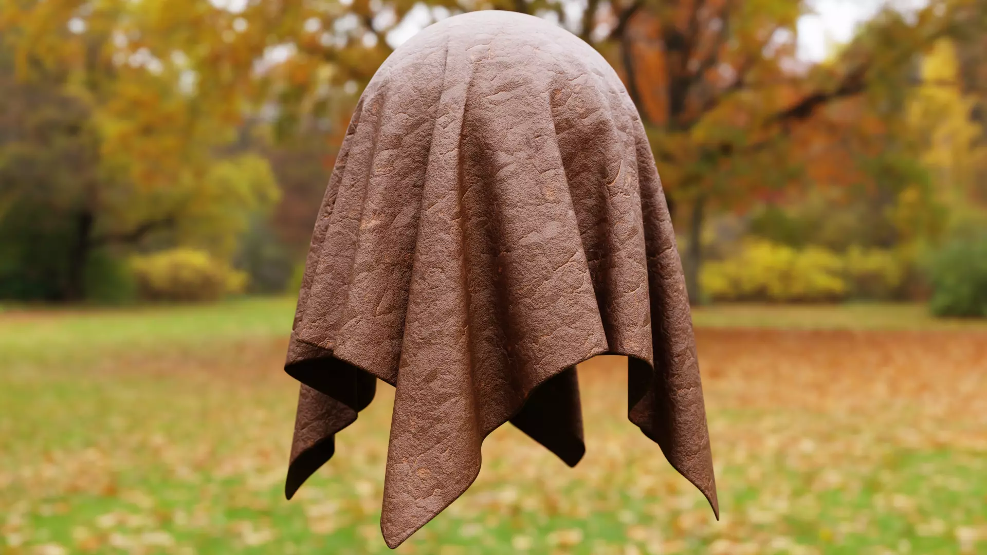 Realistic Cracked Brown Leather Procedural Shader Texture