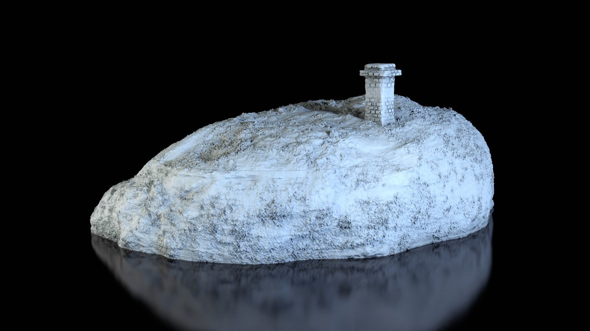 The house in the hill 3D print model_2