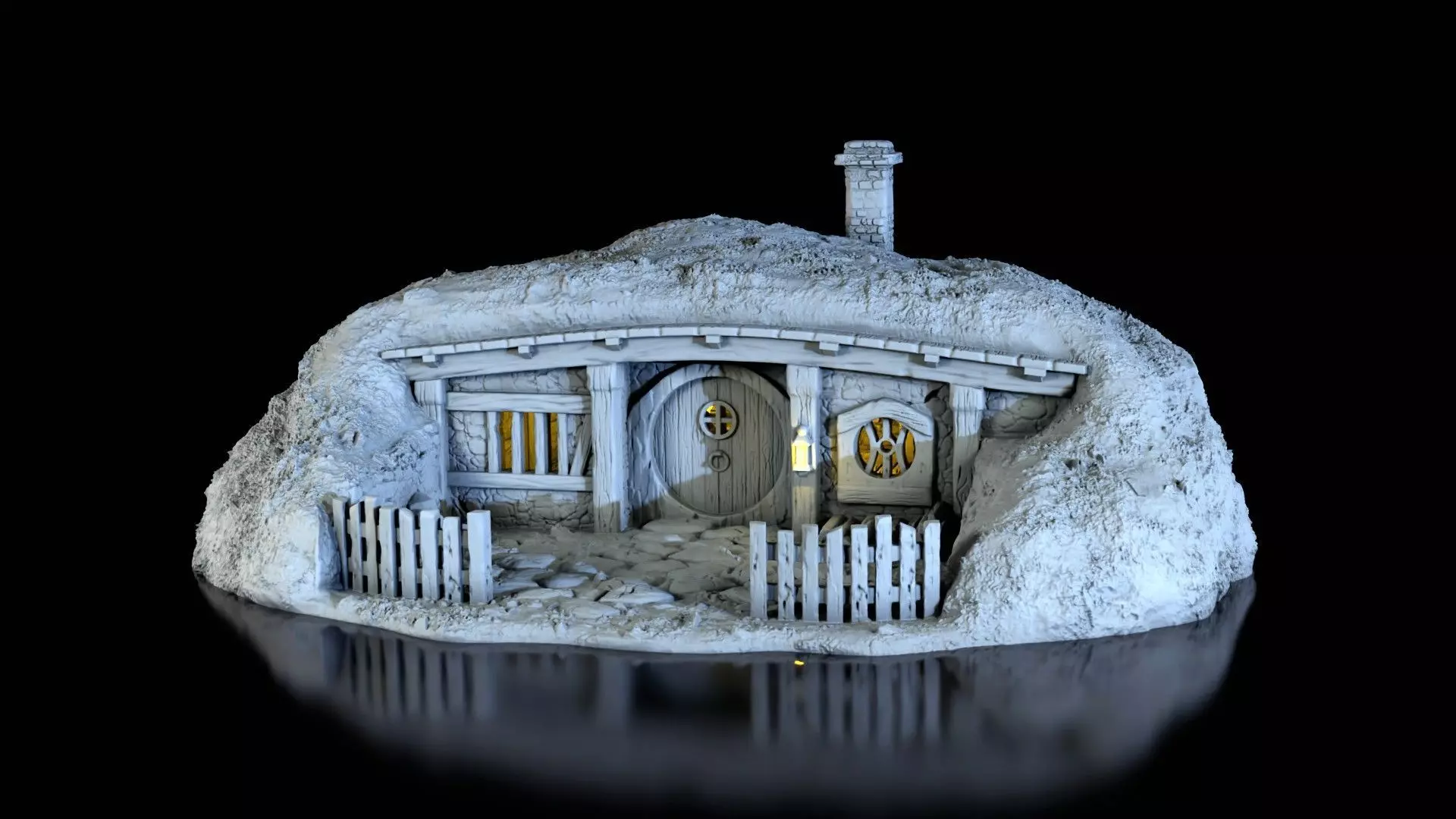 The house in the hill 3D print model_0