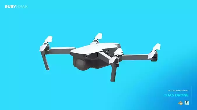 CUAS Drone Free 3D model