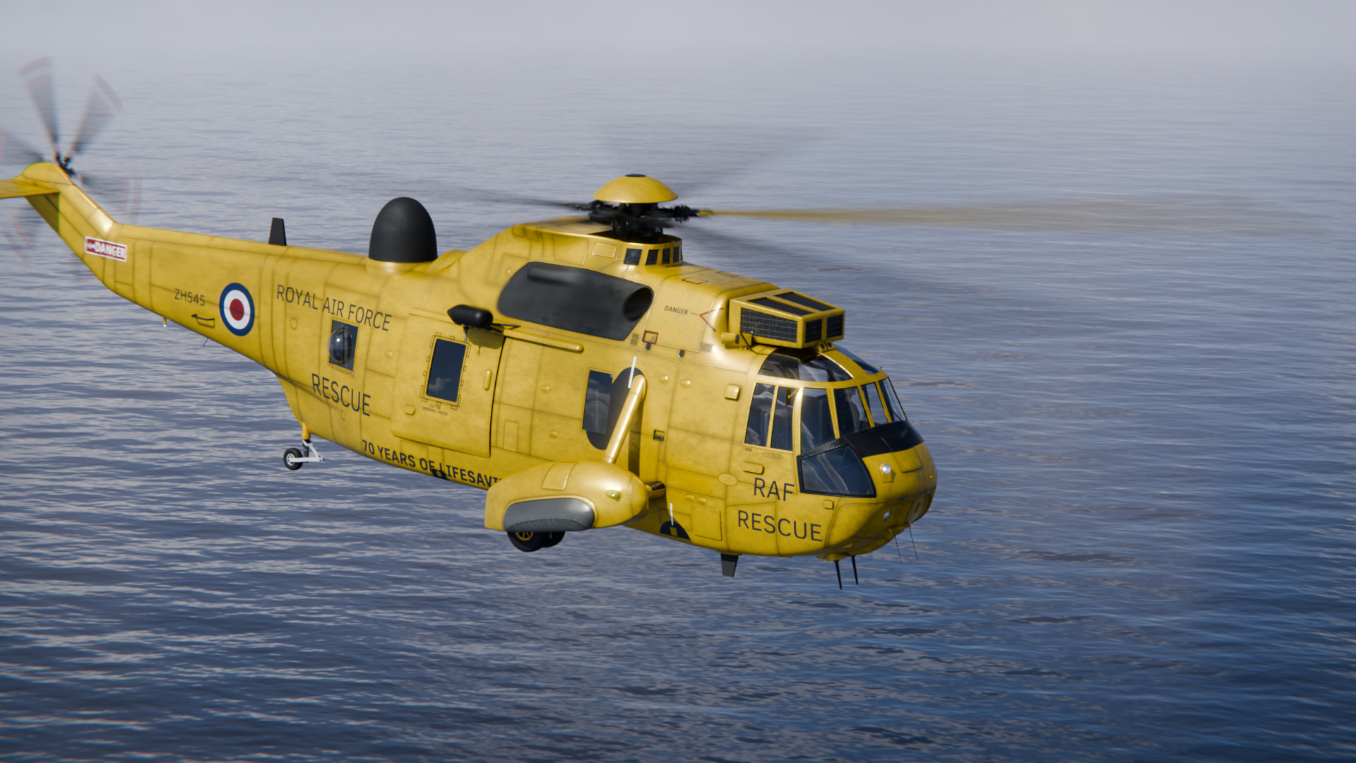 Westland Sea King HAR3 Royal Air Force 3D model_5