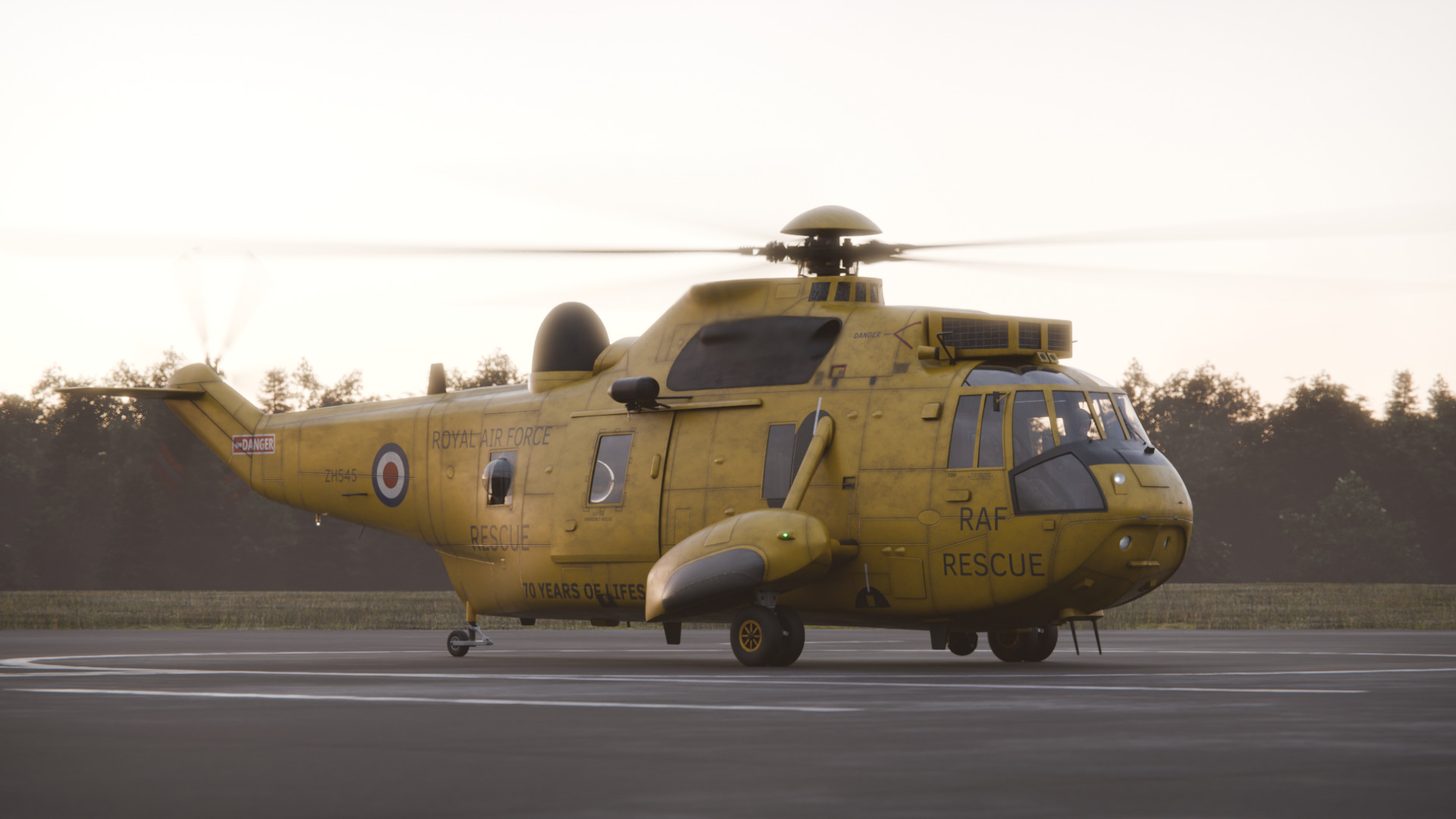 Westland Sea King HAR3 Royal Air Force 3D model_4