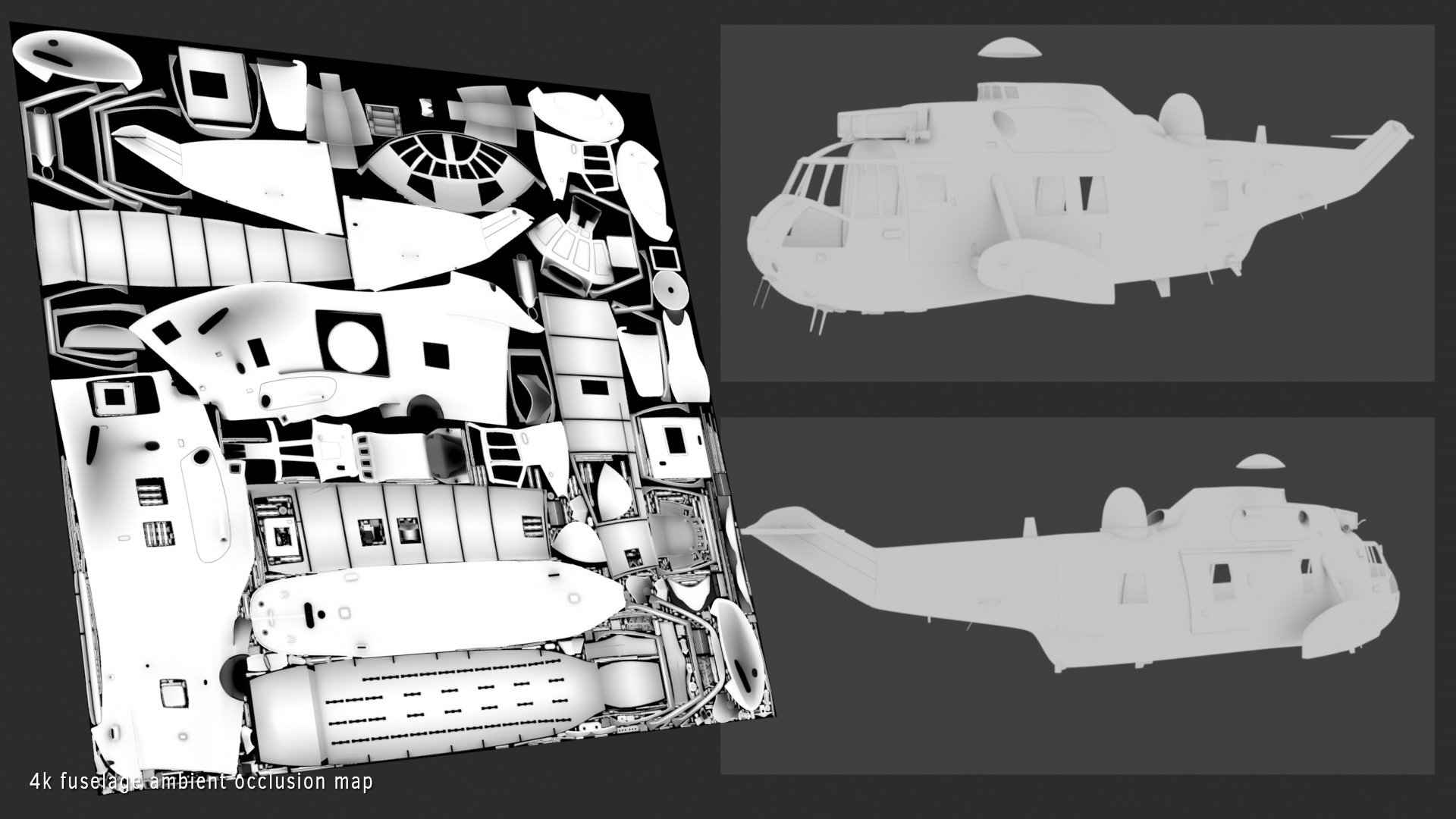 Westland Sea King HAR3 Royal Air Force 3D model_29