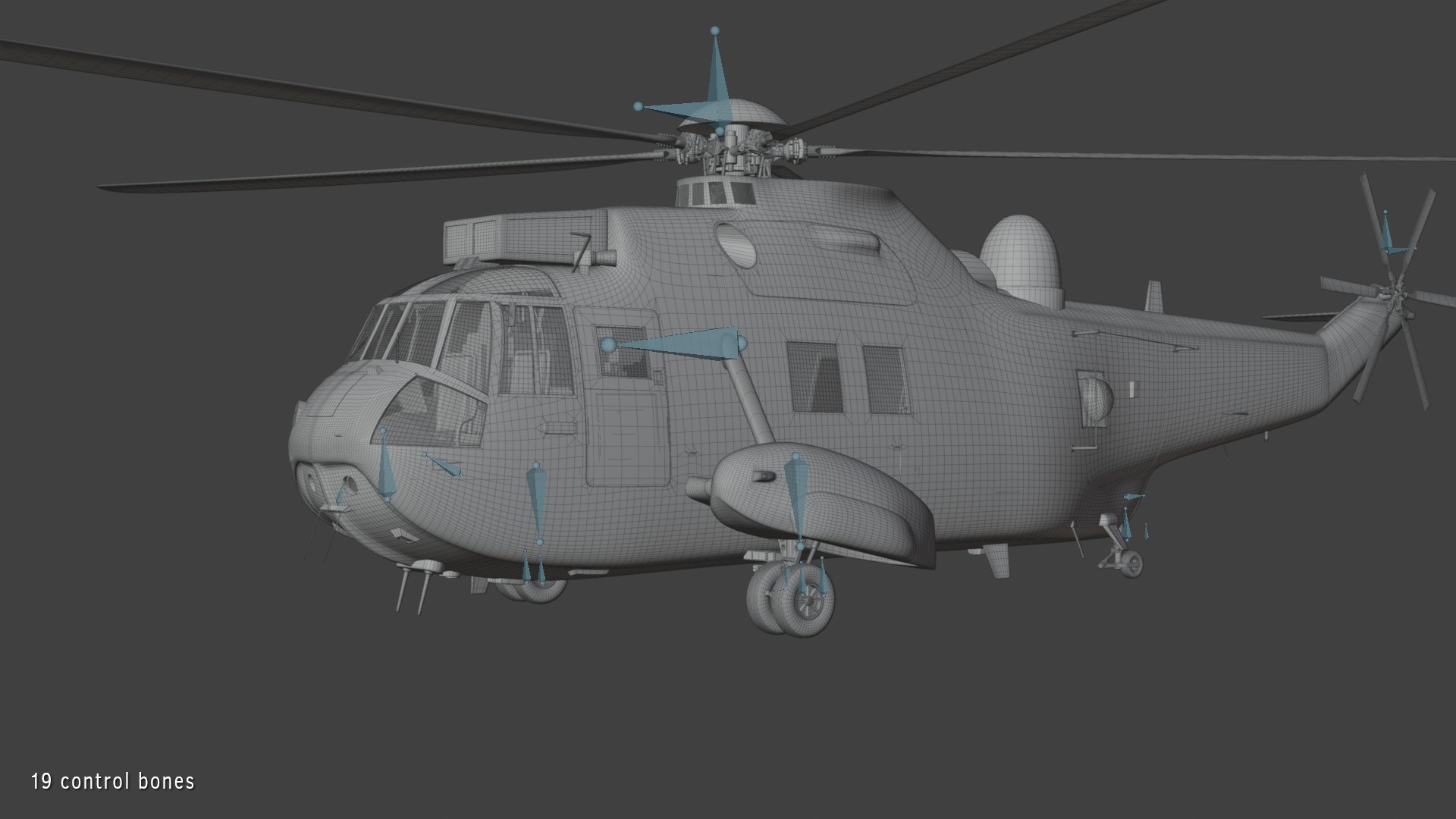 Westland Sea King HAR3 Royal Air Force 3D model_16