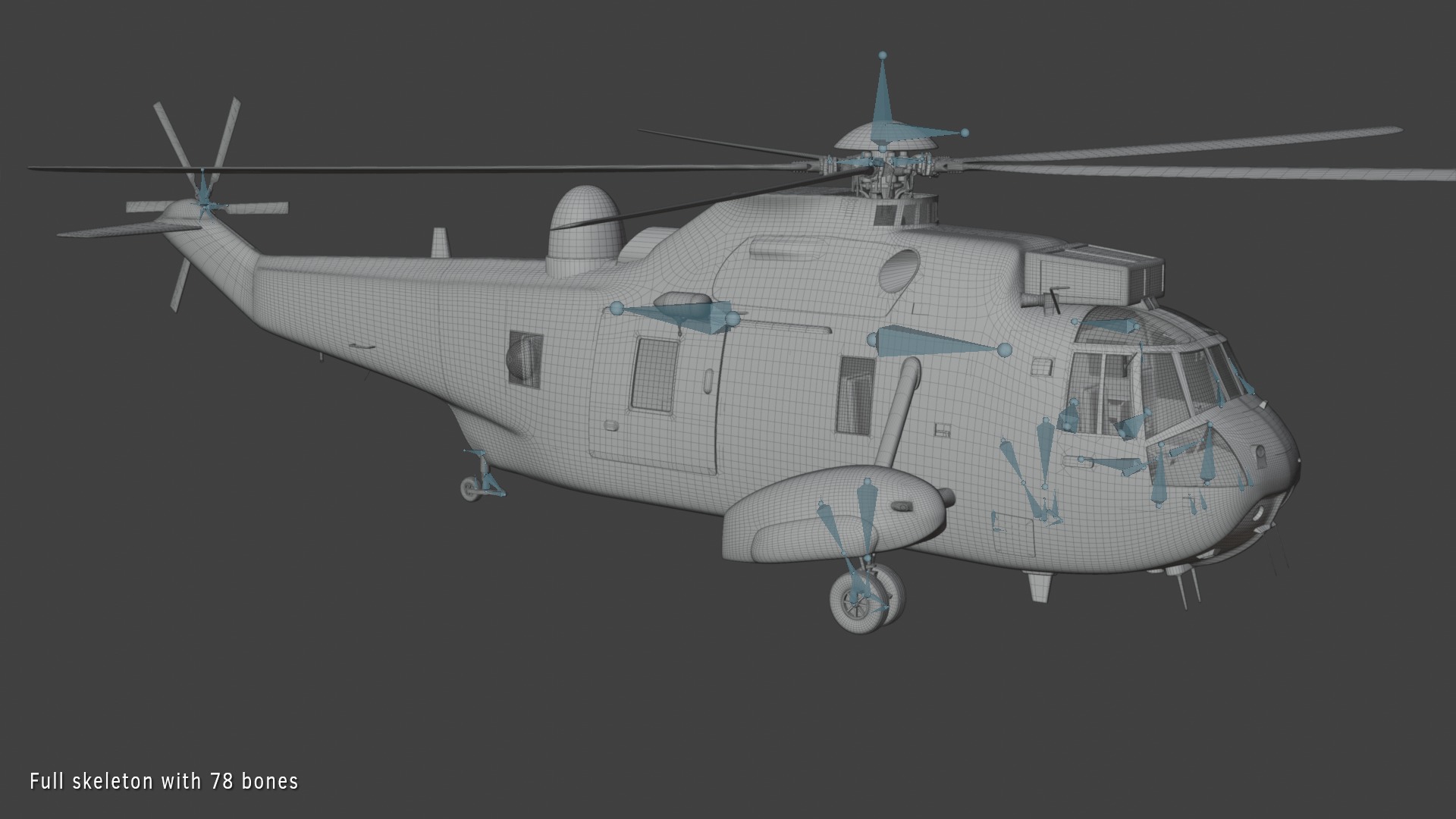 Westland Sea King HAR3 Royal Air Force 3D model_15