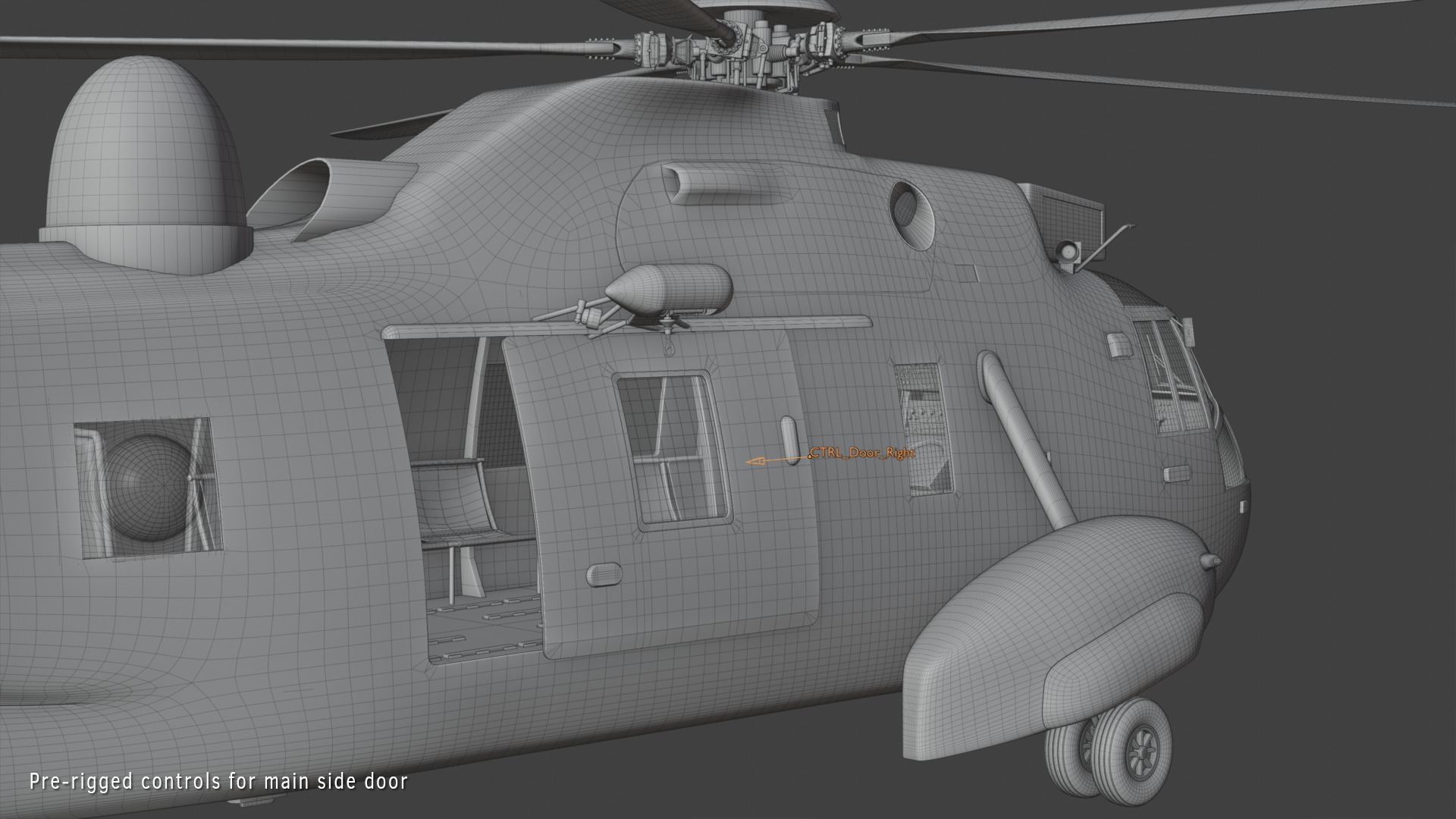 Westland Sea King HAR3 Royal Air Force 3D model_9