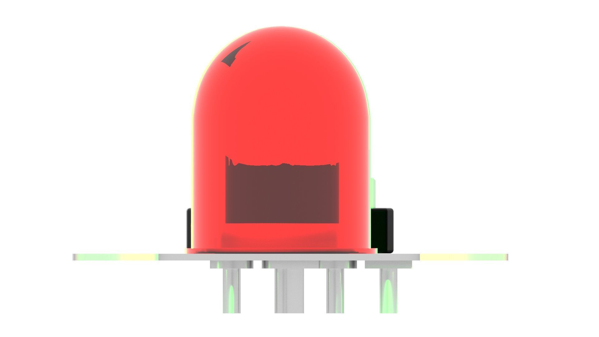 Illuminated Traffic Lights LED Module 3D model_20