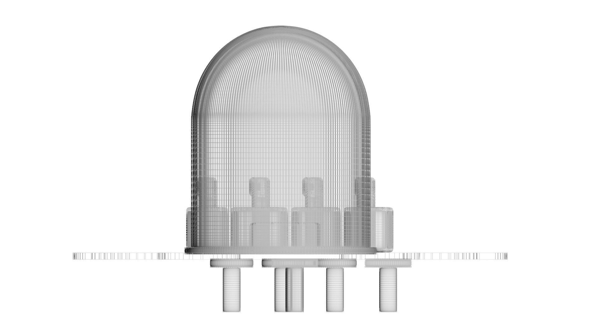 Illuminated Traffic Lights LED Module 3D model_32