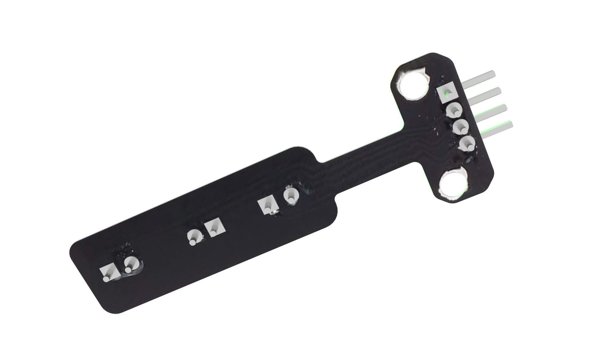 Illuminated Traffic Lights LED Module 3D model_14