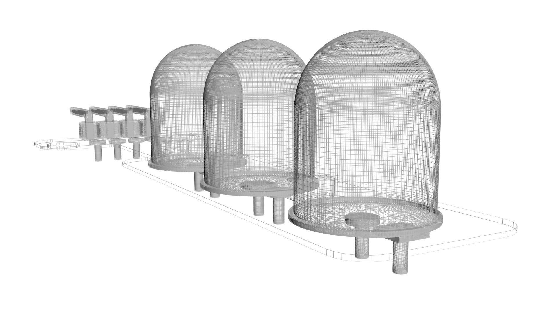 Illuminated Traffic Lights LED Module 3D model_24