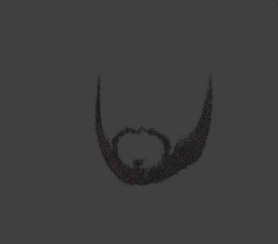 Short Beard 3D model_15