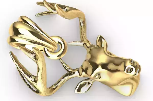 Buck Head Pendant  3D print model