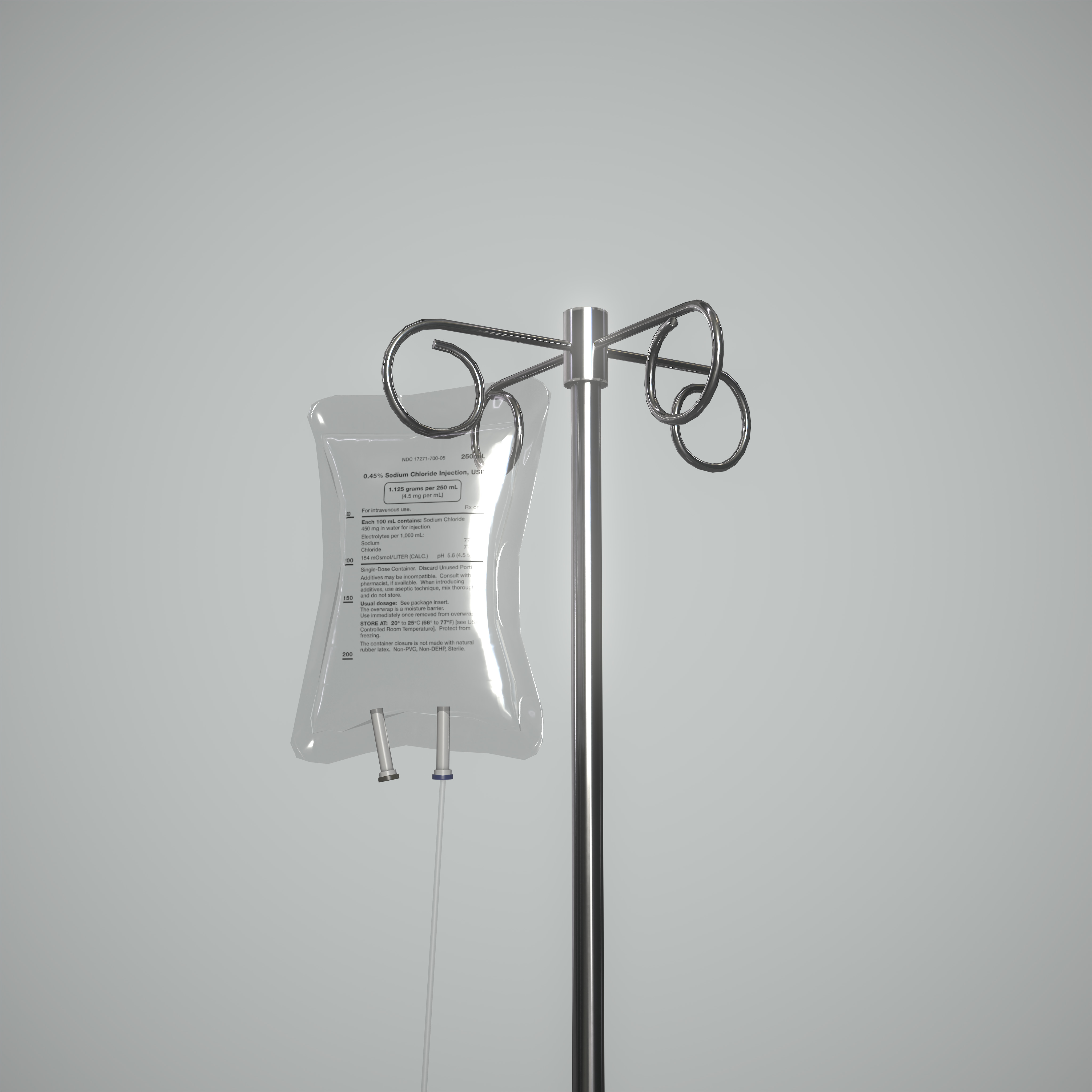 Optimized Infusion Pump Low-poly 3D model_7
